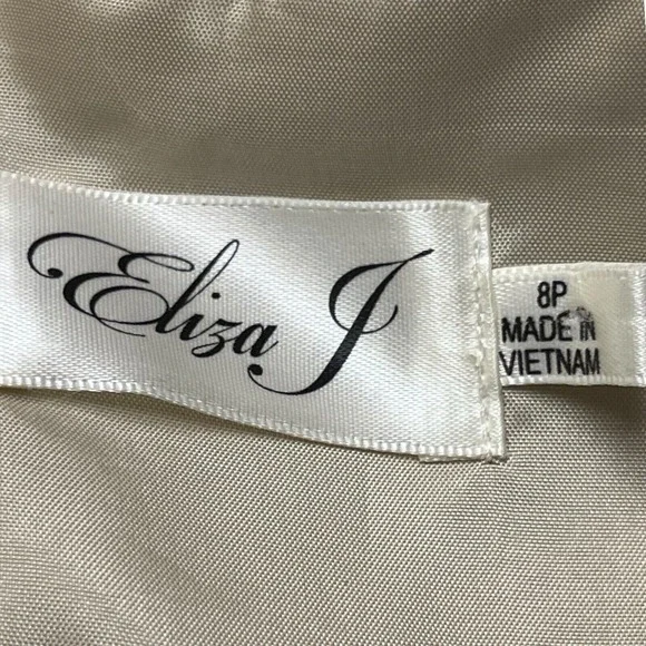 Eliza J Dress‎ Women 8P Black Floral Lace Sleeveless Boat Neck Little Black Chic - Picture 9 of 14